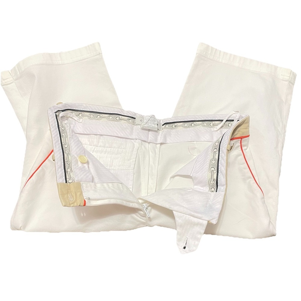 Celine Bermuda White Preppy Shorts Size 36/XS Quiet Luxury Old Money Summer - Picture 6 of 16